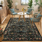 DUKINO 4x6 Rugs for Living Room, Lightweight Non Slip Washable Rug - Image 6