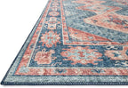 Loloi Skye Collection SKY-03 Turquoise/Terracotta 2'-0" x 5'-0" Accent Rug - Image 4