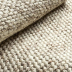 Dash & Albert Loggia Natural Handwoven Wool Rug, 3 X 5 Feet, Natural Solid - Image 5