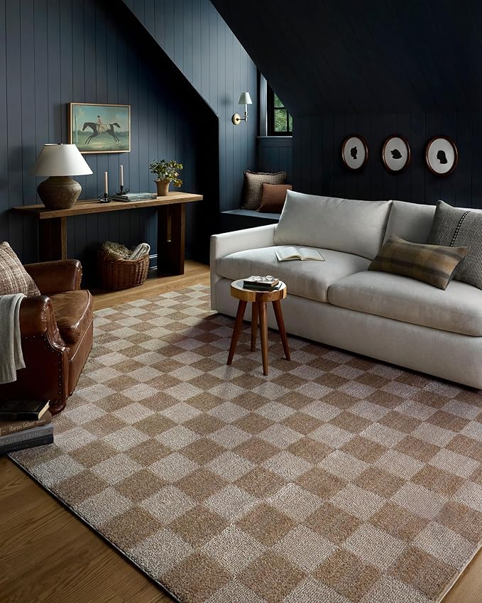 Loloi Chris Loves Julia Calvin Collection CLV-01 Pebble/Ivory 6'-3" x 9'-6" by Loloi
