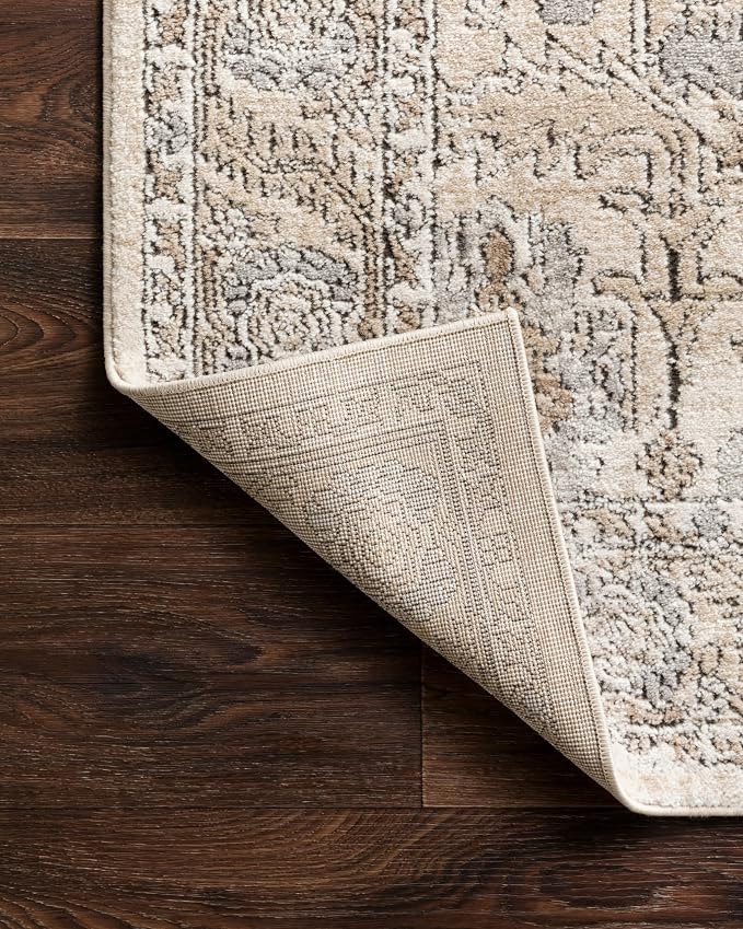 Loloi Teagan Collection TEA-03 Ivory/Sand 2'-8" x 10'-6" Runner Rug, Soft - Image 10