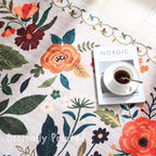 Rugcomf Bedroom Rug 3x5 Rug Washable Area Rug Non Slip Low Pile Boho Floral - Image 9