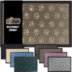 GORILLA GRIP 100% Waterproof All-Season WeatherMax Doormat, US Designed Natural by GorillaGrip