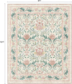 Bavni 8x10 Area Rugs for Living Room, Microfiber Machine Washable Non-Slip - Image 2