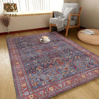 Washable Area Rug 8' x 10' Vintage Traditional Persian Mat - Image 4