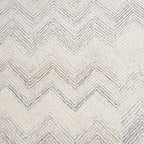Modern Herringbone Chevron Collection Handcrafted Wool Area Rug - Image 5