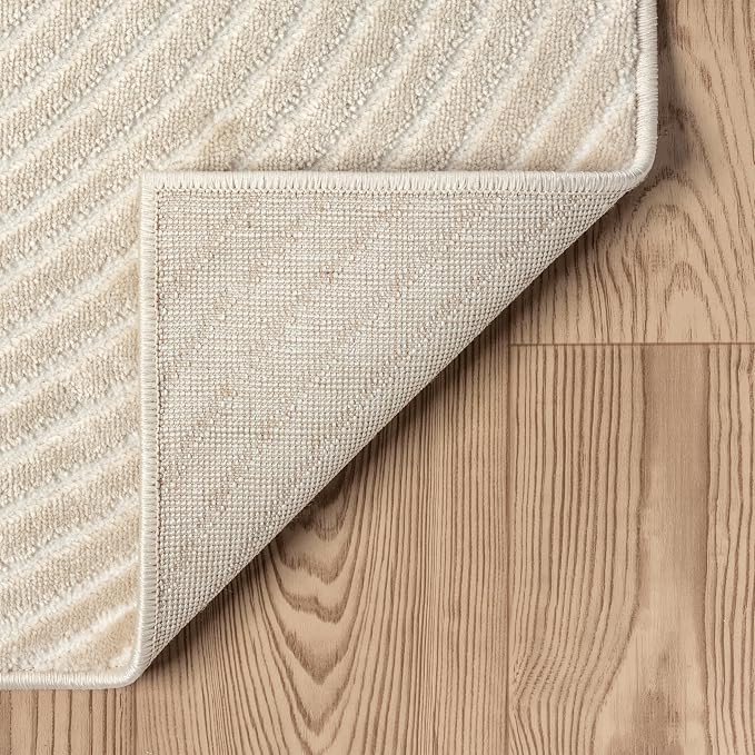 Abani Neutral Beige Area Rug 9' x 12' - Image 9
