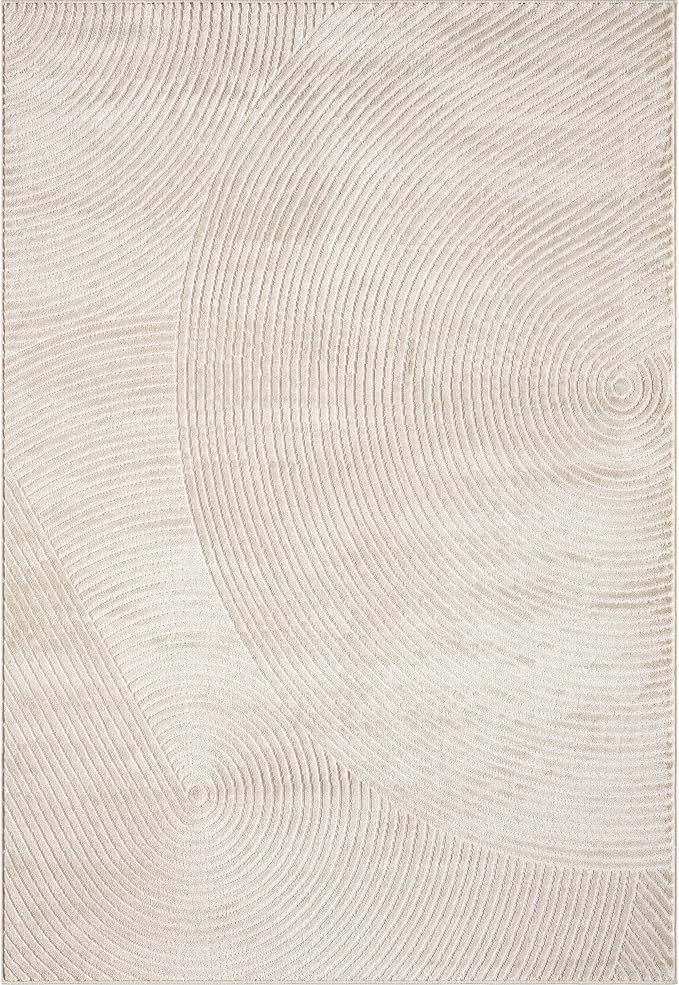 Abani Neutral Beige Area Rug 2' x 3' - Image 3