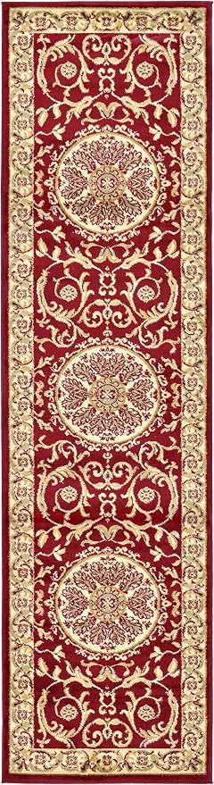 Unique Loom Versailles Collection Traditional Classic Medallion Floral Motif - Image 9
