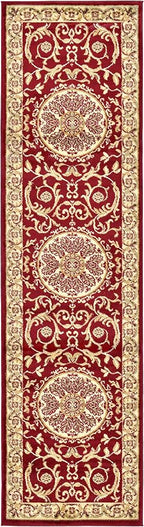Unique Loom Versailles Collection Traditional Classic Medallion Floral Motif - Image 9