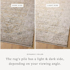 Loloi Amber Lewis Alie Collection ALE-05 Gold/Beige 2'-7'' x 10'-0'', .13'' - Image 4