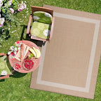 CAMILSON Outdoor Rug 6x9, Modern Outside Rugs - Image 6