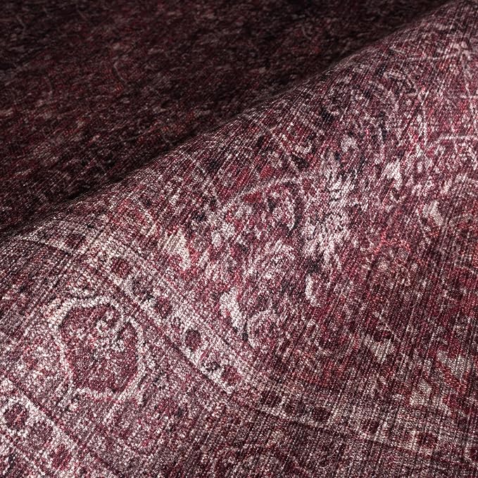 Fame Rugs Turkish Rug. Washable Vintage Oriental Antique Inspired Traditional - Image 7