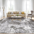 9x12 Area Rug Living Room: Washable Large Abstract Modern Soft Stain Resistant - Image 5