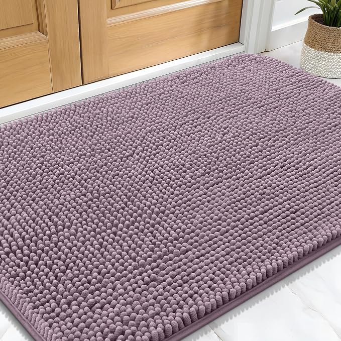 OLANLY Dog Door Mat for Muddy Paws 30x20, Absorbs Moisture and Dirt, Absorbent by OLANLY
