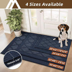 COSY HOMEER Non-Slip Door Mat 32"x48", Entryway Rugs Low Profile Absorbent Dirt - Image 5