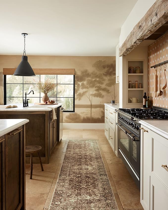 Loloi Magnolia Home by Joanna Gaines Sinclair Collection SIN-01 Rust/Lagoon - Image 5