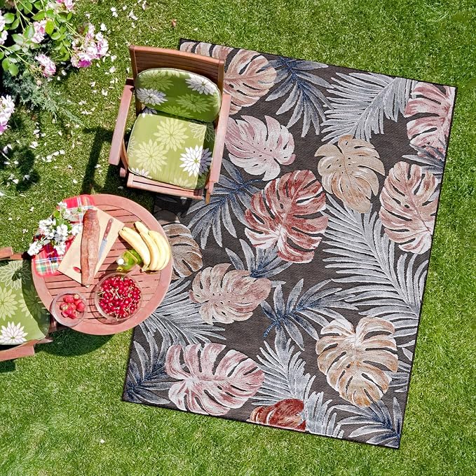 CAMILSON Indoor Outdoor Rug, Easy-Cleaning Non-Shedding Living Room, Garden and by CAMILSONIndoorOutdoorAreaRugs