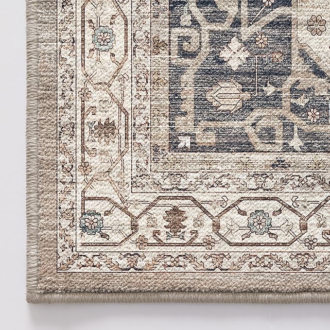 LUMI 10x14 Washable Area Rug for Living Room, Ultra Soft Traditional Rugs Non - Image 9