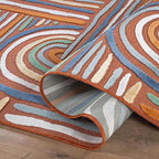 CAMILSON Indoor Outdoor Rug, Easy-Cleaning Non-Shedding Living Room, Garden and - Image 3