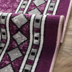 Antep Rugs Alfombras Modern Bordered 8x10 Non-Skid Low Profile Pile Rubber - Image 7