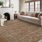 RUGSREAL Living Room Area Rug 10x13 Modern Solid Color Large Bedroom Rug - Image 9