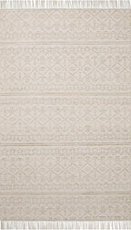 Loloi Angela Rose Rivers Collection RIV-03 Sand/Ivory 3'-6" x 5'-6" Reversible - Image 3