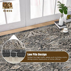 Washable Area Rug 9' x 12' Vintage Traditional Persian Mat - Image 5