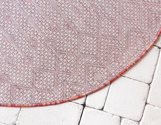 Unique Loom Outdoor Trellis Collection Area Rug - Image 7