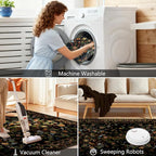 8x10 Area Rugs for Living Room, Machine Washable Non-Slip Carpet, Boho Floral - Image 8
