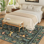 DUKINO 6x9 Rug, Washable Animal Living Room Rug - Image 3