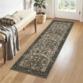 Washable Runner Rug 2x6: Vintage Boho Floral Carpet Runners by Ruicharm
