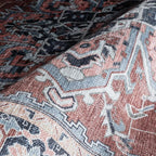 Fame Rugs Turkish Rug. Washable Vintage Oriental Antique Inspired Traditional - Image 7