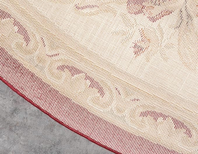 Unique Loom Versailles Collection Traditional Classic Floral Motif Area Rug - Image 6