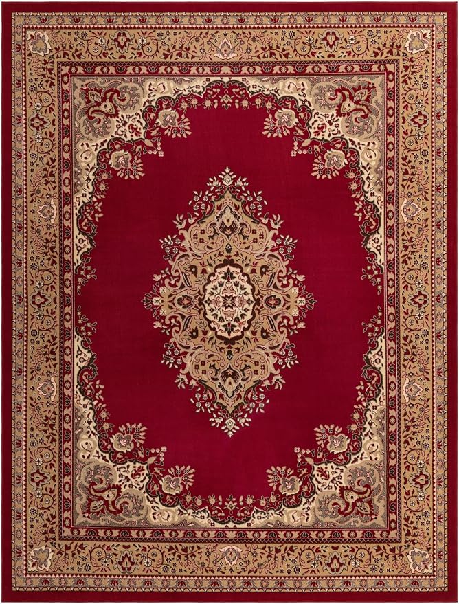 Unique Loom Reza Collection Traditional Persian Style Area Rug, 9 x 12 ft - Image 3