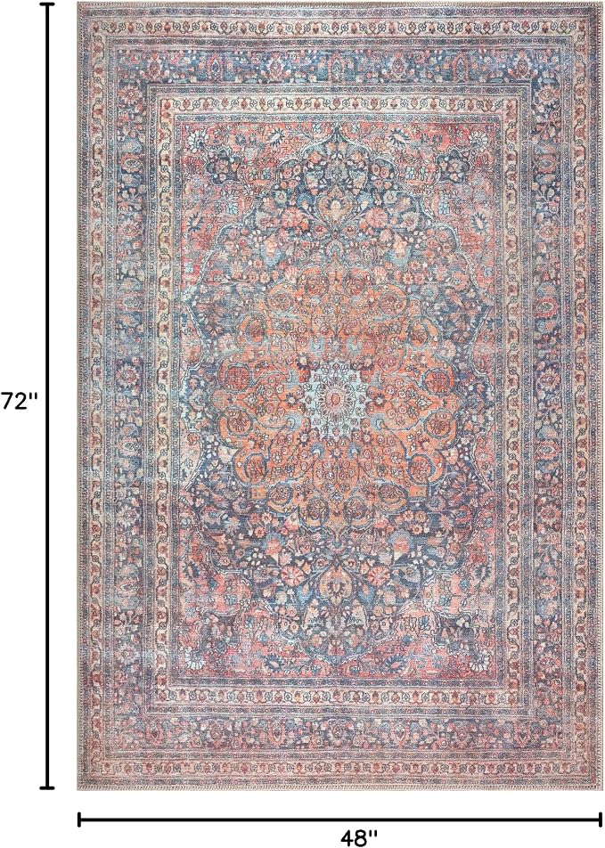 Bloom Rugs Washable Non-Slip 4' x 6' Rug - Image 2