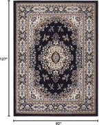 Home Dynamix Premium Sakarya Traditional Medallion Border Area Rug - Image 2