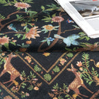 Black Rug for Living Room 5x7 Area Rugs, Machine Washable Non-Slip Carpet - Image 9