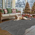 Large Dog Door Mat for Muddy Paws, 71x47 Absorbent Dirt Trapper Long Door Mat by BSICPRO