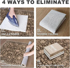 KILOCOCO Small Area Rug 2x3 Entryway Rugs Washable Rug Printed Vintage Floral - Image 8