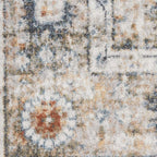 Nourison Home Astra Machine Washable Gold Grey 2'2" x 8' Area Rug - Image 5