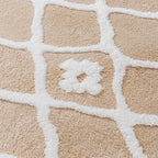 Beige 4x6 Area Rug Moroccan Shag Office Washable Carpet Soft Non Shedding - Image 8