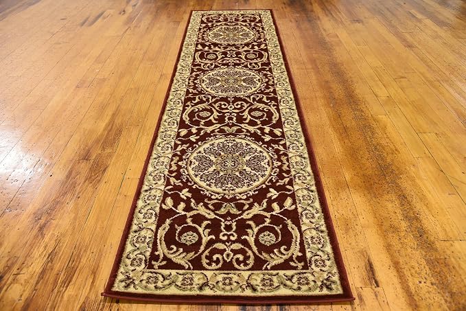 Unique Loom Versailles Collection Traditional Classic Medallion Floral Motif - Image 2