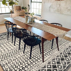 Moroccan 8x10 Area Rug, Soft Non-Slip Vintage Living Room Rugs - Image 3