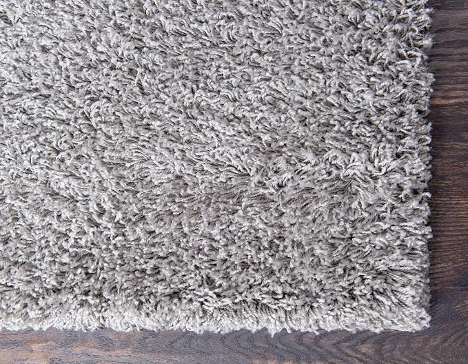 Unique Loom Solid Shag Collection Area Rug - Image 9