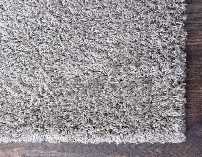 Unique Loom Solid Shag Collection Area Rug - Image 8