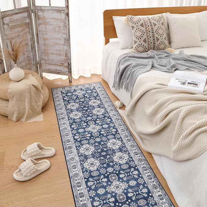 VK VK·LIVING Machine Washable Rug 2'x6' Vintage Design Washable Runner Area Rugs by VKVK%C2%B7LIVING