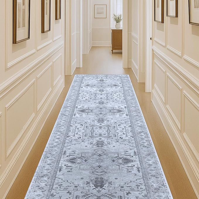 Washable Area Rug. Modern Farmhouse. Vintage. Turkish. Bohemian. Distressed. by FameLiving%7COushakRugs
