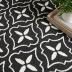 Nourison Home Nourison Essentials Black Ivory 8' x 10' Area Rug - Image 6