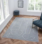 Annabel Modern Geometric Area Rug by RUGGERRUGS
